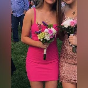 Susana Monocco pink bodycon dress